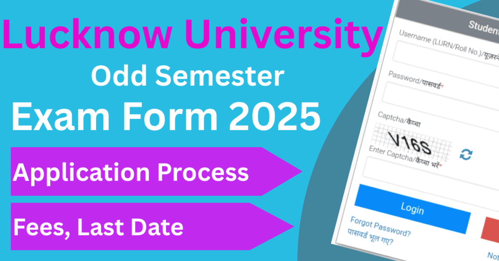 Lucknow University Exam Form