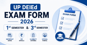 up deled exam form 2026